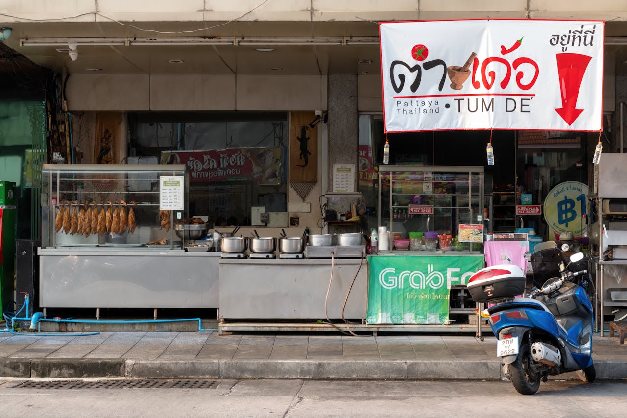 Pattaya,Thailand, March 9,2023:Central Pattaya Road